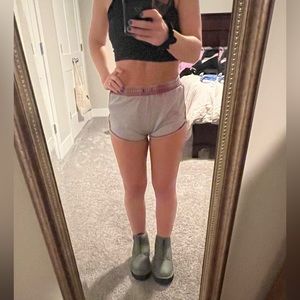 Ugg leather zip up platform bootie